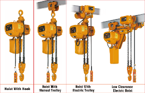 Anleggsarbeid HSY Type 1 Tonn 3Ton 380V 220V 60HZ 6m Kranløftemaskin Elektrisk kjettingtalje